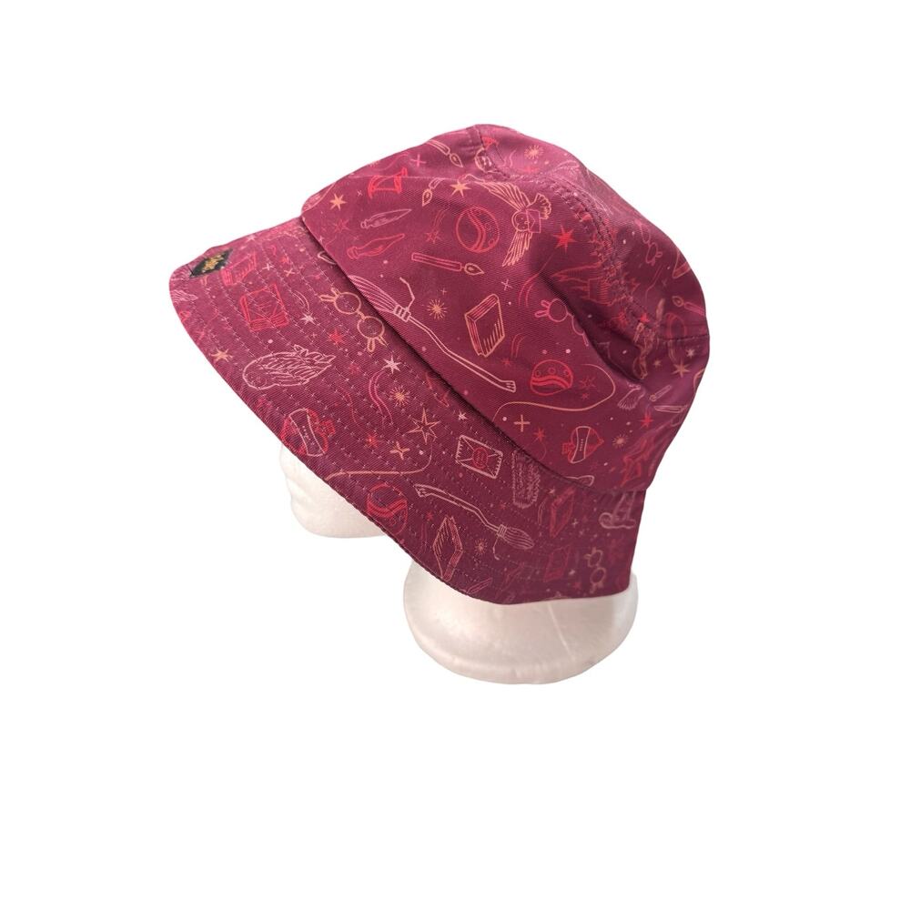 Harry Potter Wizarding World Purple Print Bucket Hat One Size Adult Lightweight - Picture 2 of 6